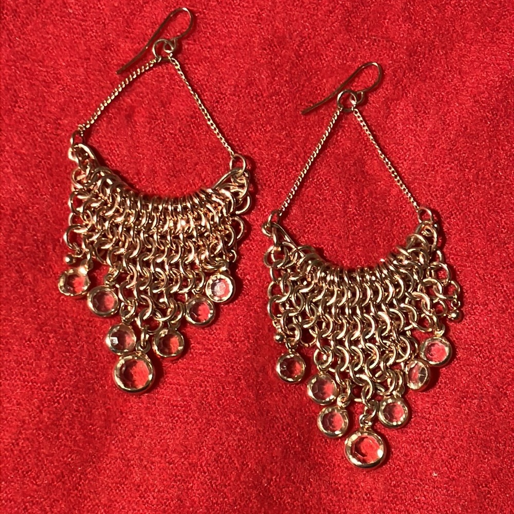Beautiful bebe Rose Gold Earrings